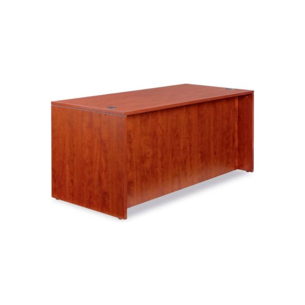 Alera Alera Desk Shell with Straight Front - 65"Wx29-1/2"Dx29-1/2"H - Med Cherry - Valencia Series ALEVA216630MC - main